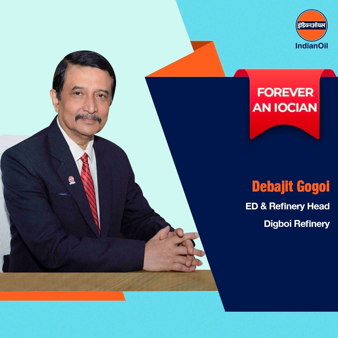 Mr Debajit Gogoi's dynamic tenure at IndianOil Refineries has spanned across the functions of maintenance and project execution. His significant contributions as Unit Head in Mathura and Digboi Refineries have been invaluable to IndianOil. Wishing him a fulfilling future ahead!…