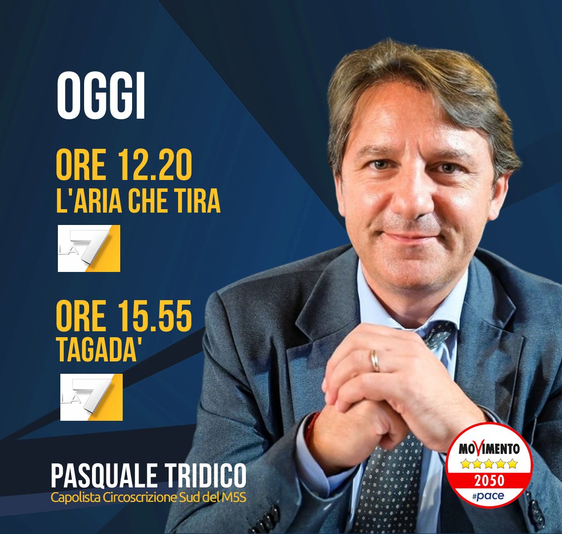 I miei appuntamenti oggi in tv. Tanti gli argomenti di cui parlerò: DL #lavoro #sindacati nazionalizzazione #ariston, #europa e lavoro. #superbonus. #austerity. Non mancate. #UnEuropaPiuGiusta