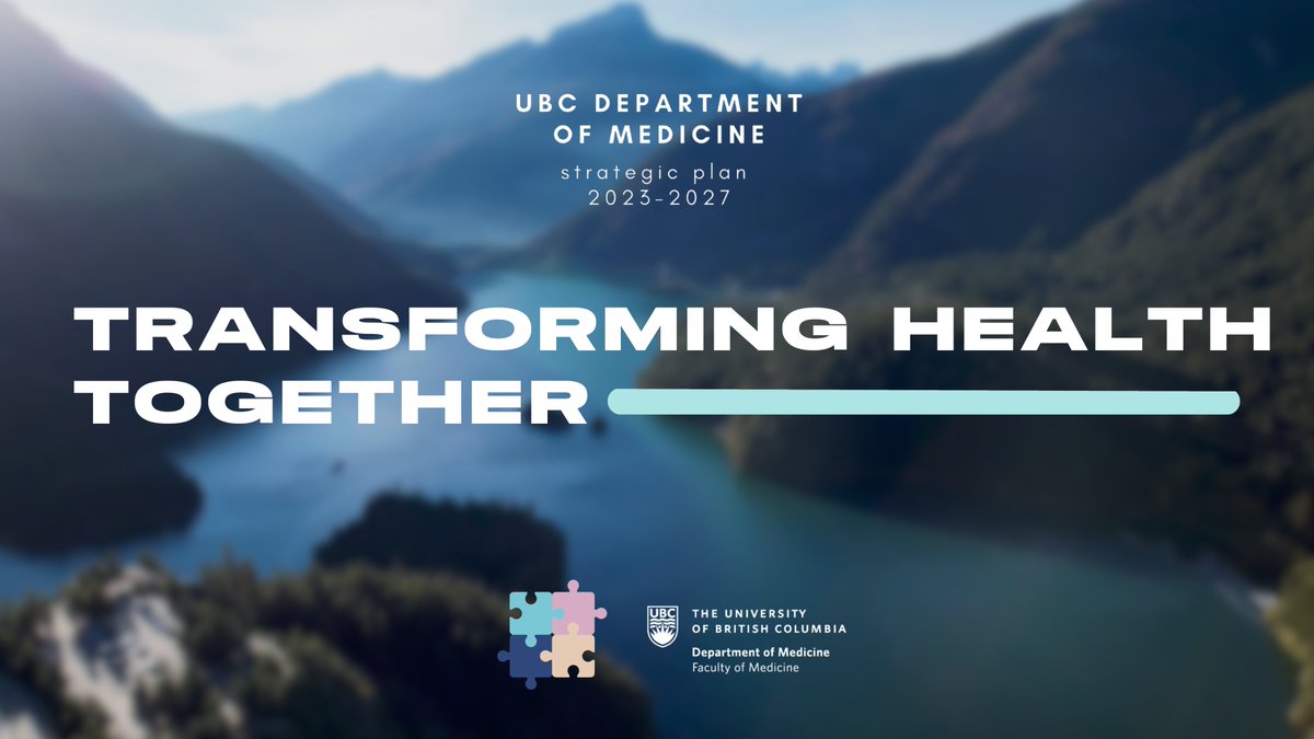 Learn how @ubcmedicine @UBCDoM's renewed strategic plan is enabling transformative work across our province in this new video. WATCH: youtu.be/k2jjq7gTScU #ubcmedicine #transforminghealth