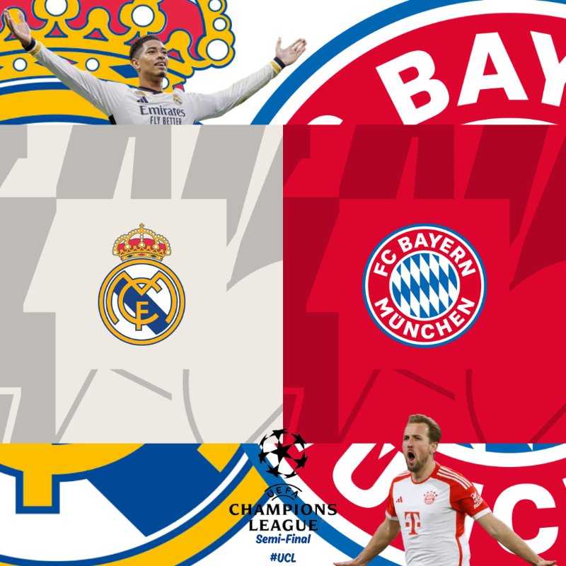 Bayern Munich vs. Real Madrid I think Bayern plays better What's your own opinion?