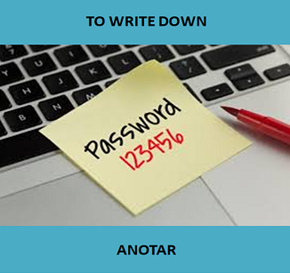#PhrasalVerbsECI
('To write down” = 'Anotar”)
Ej.: “As soon as I have an idea, I write it down.” (“En cuanto tengo una idea, la anoto.”)
Pron.: /tuː raɪt daʊn/
(elclementeingles.blogspot.com/2019/07/mierco…)