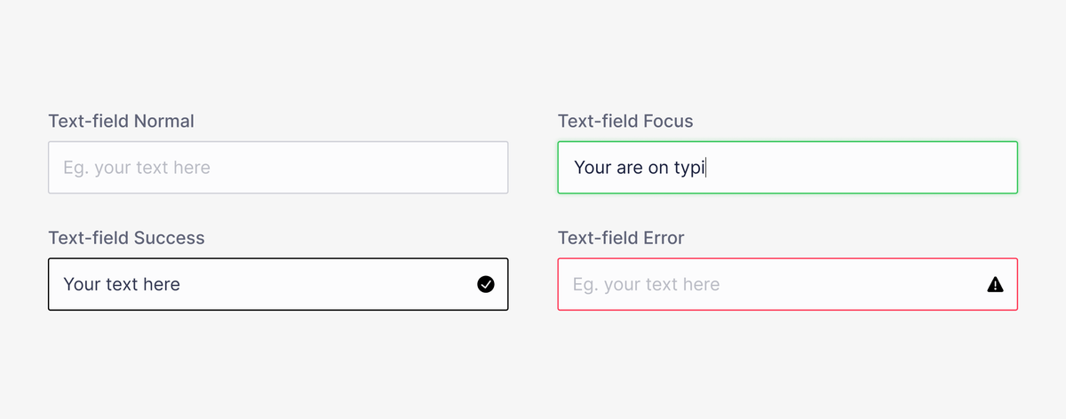 Simple text fields :)