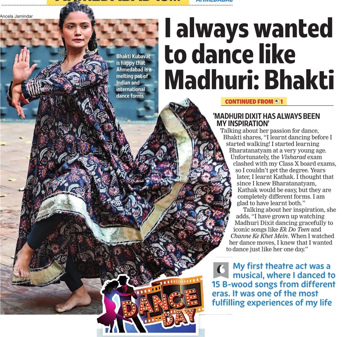 .@BhaktiKubavat wants to learn a few international dance forms now. Read: tinyurl.com/2wmczy24