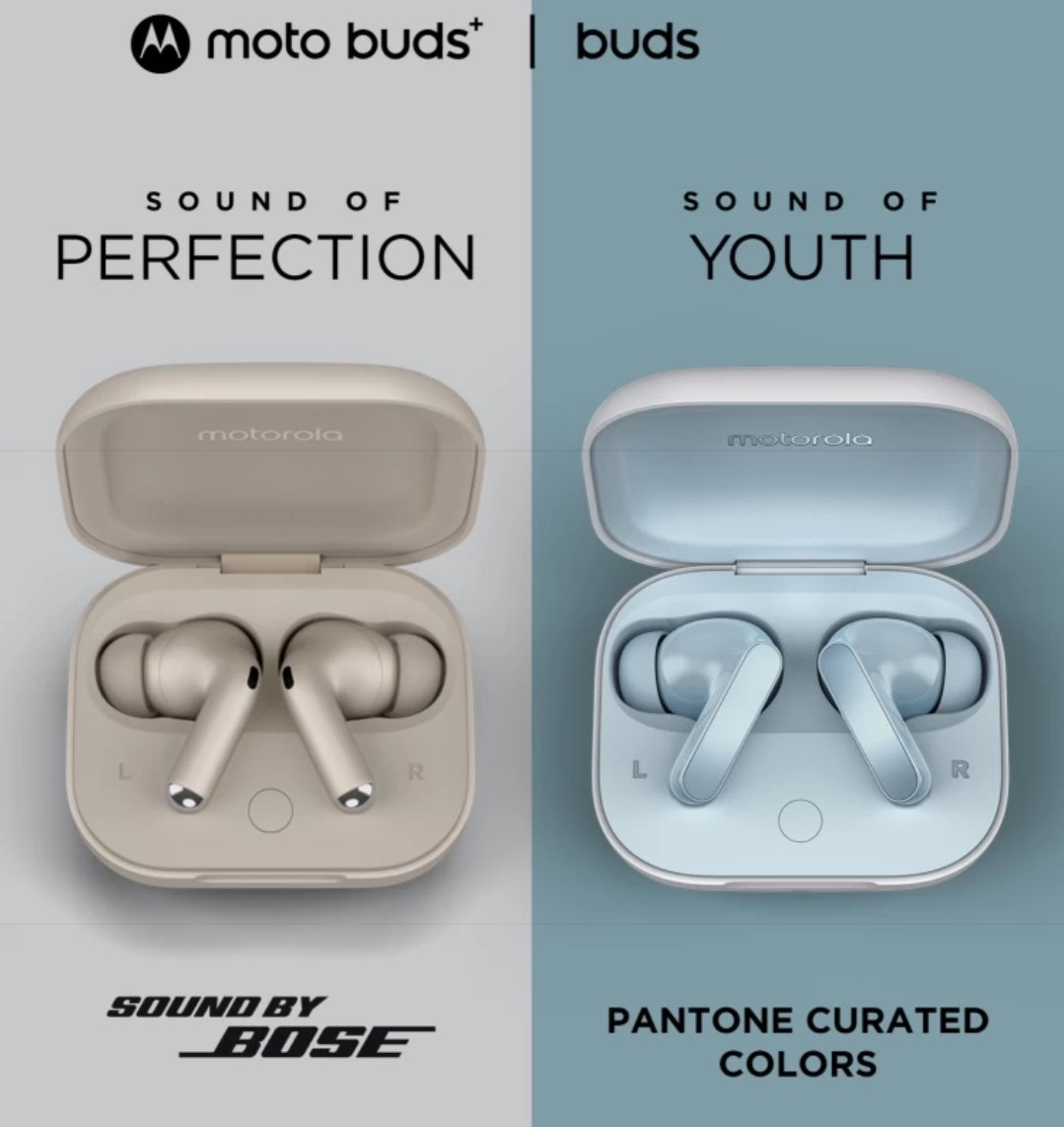Motorola Buds + & Buds launching in India on 9th May 2024 🇮🇳 
#motobudsplus #motobuds #motorola #soundbybose
