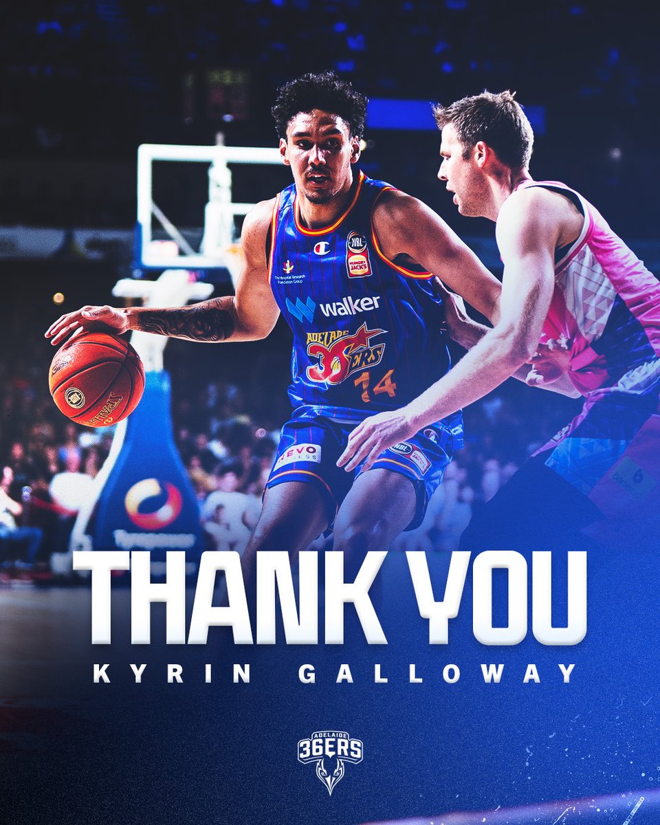 Farewell and a huge thank you to Kyrin Galloway, who was with the Sixers for 2 seasons. We wish you the best for your next chapter 💙

#WeAreSixers
