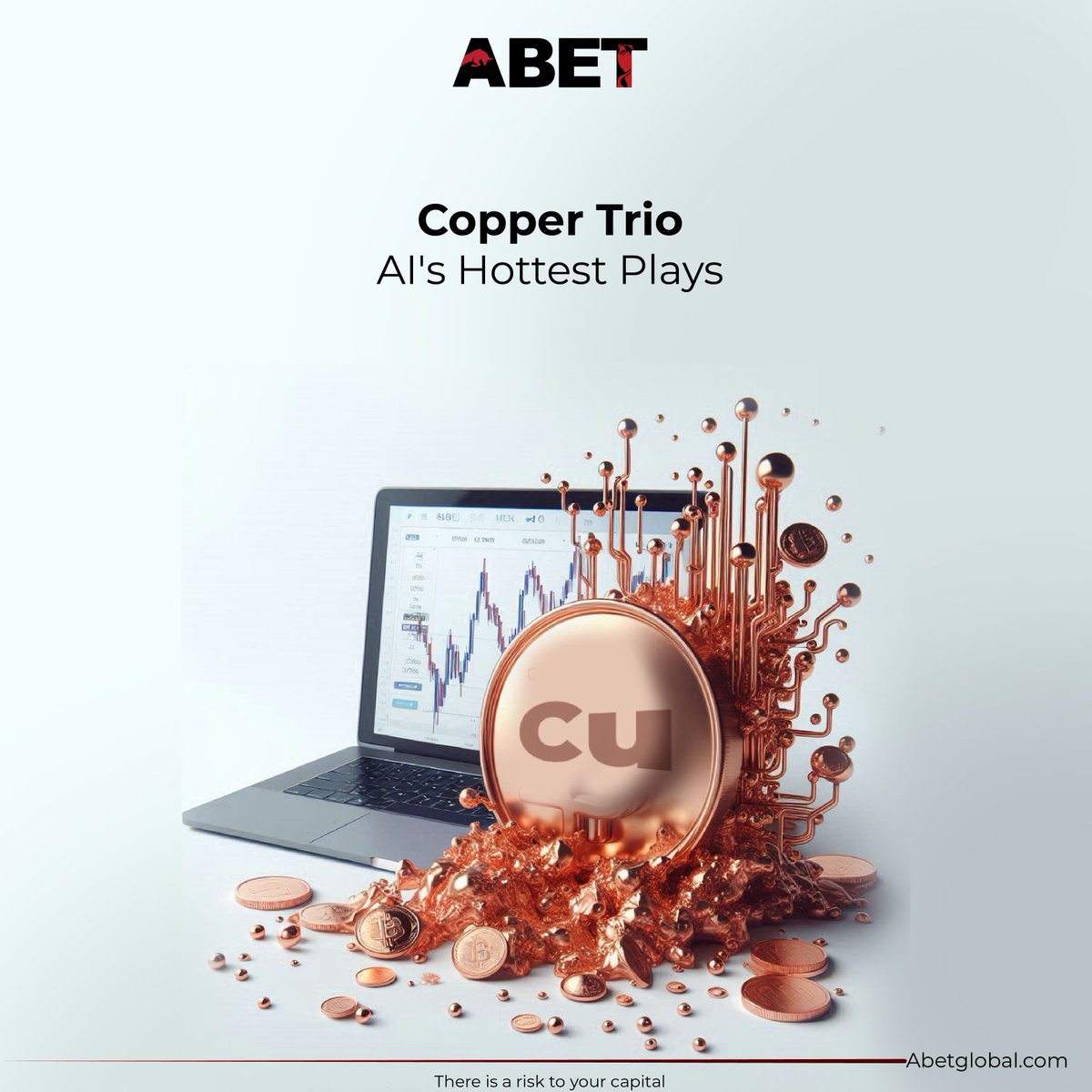Copper Trio - AI's Hottest Plays

Wall Street is buzzing about copper and the potential AI-powered gains in this oft-overlooked commodity.
Read More: linkedin.com/feed/update/ur…

abetglobal.com

#copper #ai #mining #industrialmetals #investing #stocks #AbetGlobal