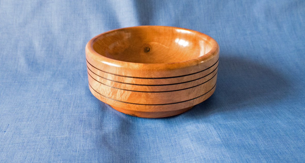 Hand turned bowl in rescued Sycamore. FREE UK P&P. tuppu.net/bb8bc23 #Etsy #KardronaKrafts #Upcycled