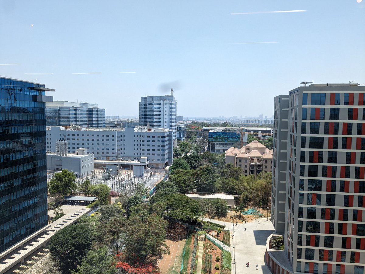 Sunny weather in Bengaluru ☀️.
View from ITPL, Whitefield