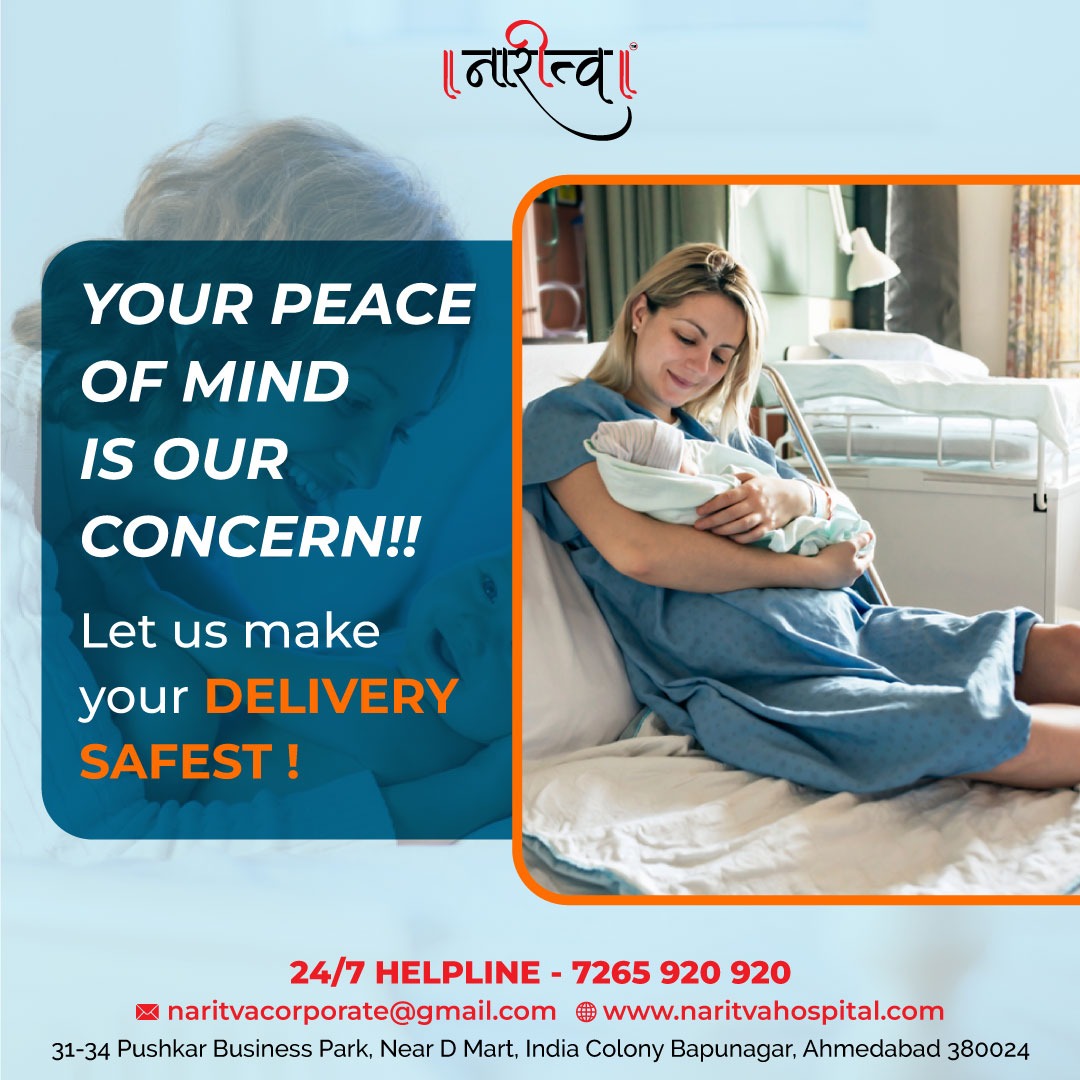 Your safety is our utmost concern. Let us ensure the safest journey for you and your baby.

#Naritvawomensmedicalstudio #GynecHospital #SafeDelivery #WomensHealth #MaternityCare #PregnancySafety #NewbornCare #MotherAndChildrenHospital #ChooseSafety #JoinUs #NICU #HealthyPregnancy