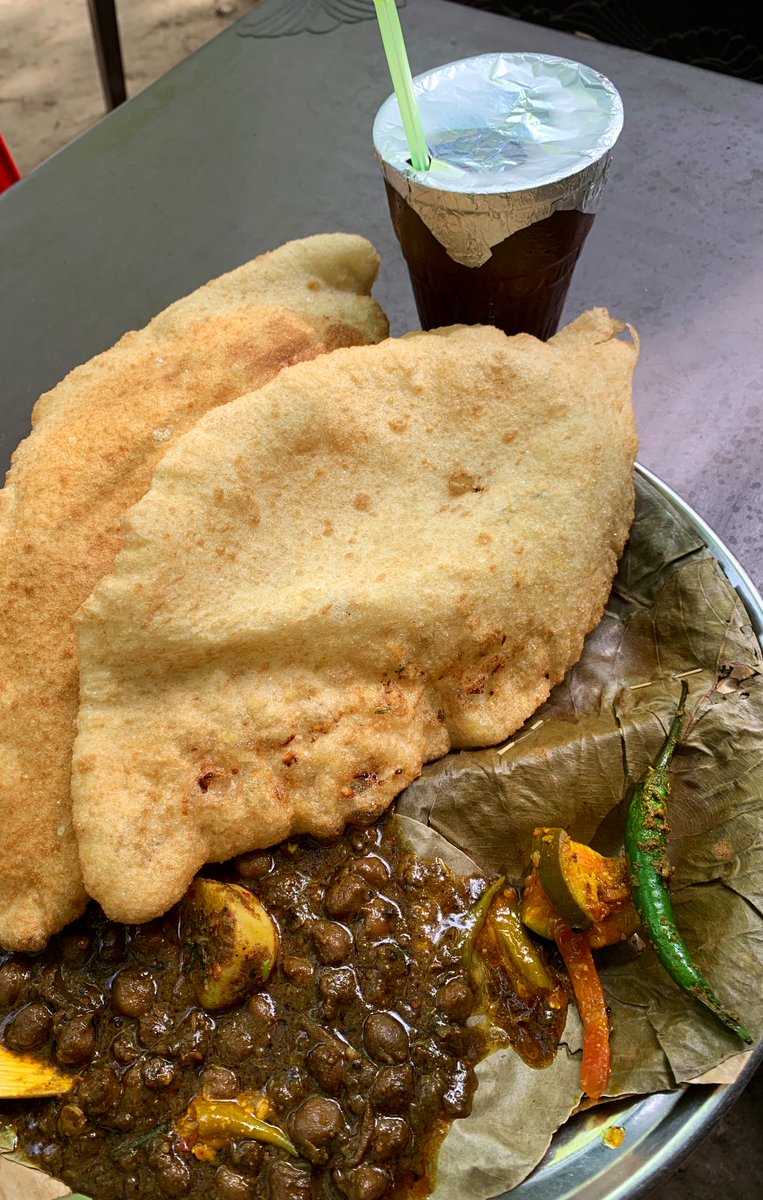 Sometime #breakthenorm on #Tuesday | felt it as I ate #cholebhature this morning. Took a detour to work and compensated myself for a not so comfortable start of the day and the week
