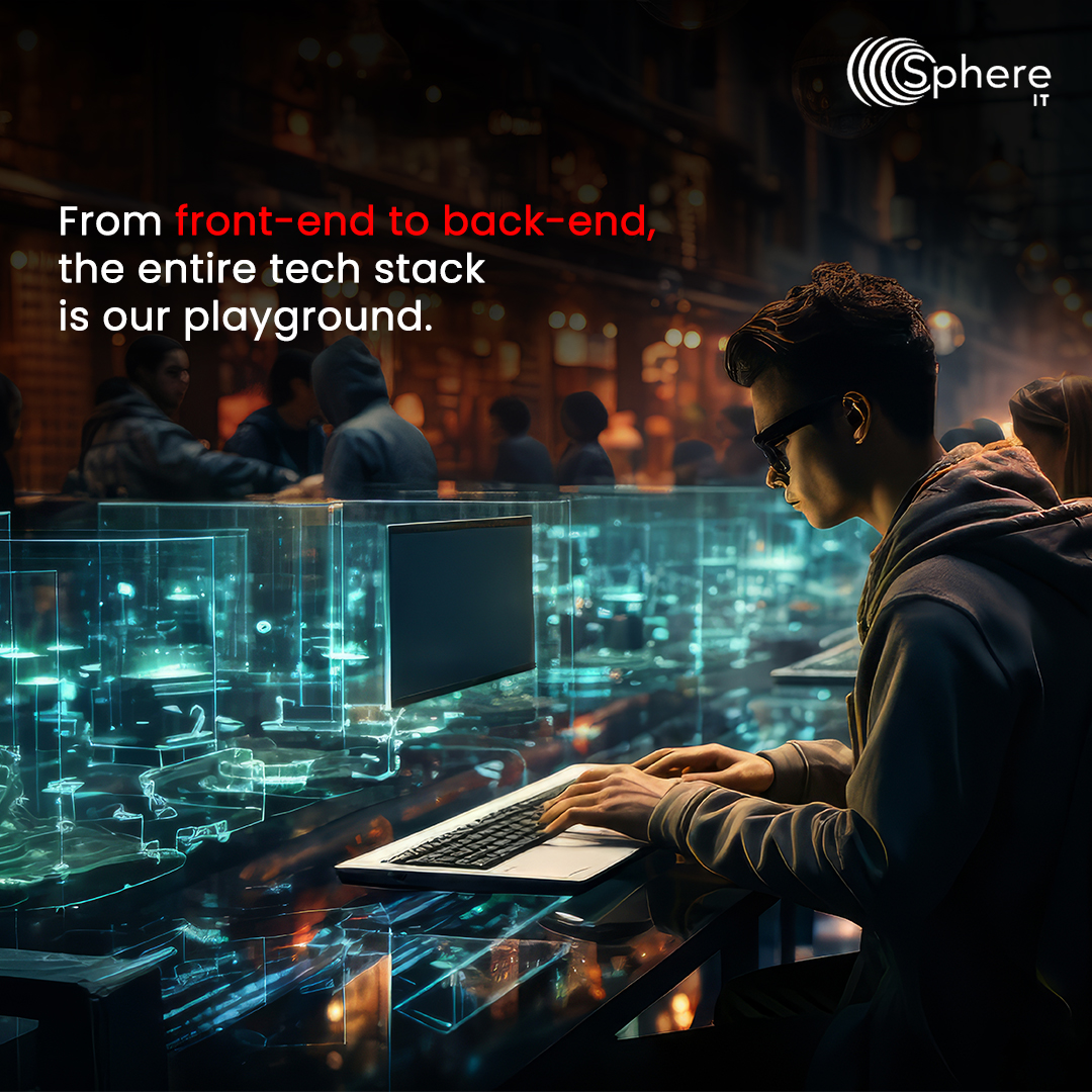 From front-end flair to back-end brilliance, our team masters the entire #techstack, engineering top-tier #digitalexperiences that exceed expectations.

Ready to turn your vision into a groundbreaking reality? Contact us at info@sphereitglobal.com or +971 503 353 426.