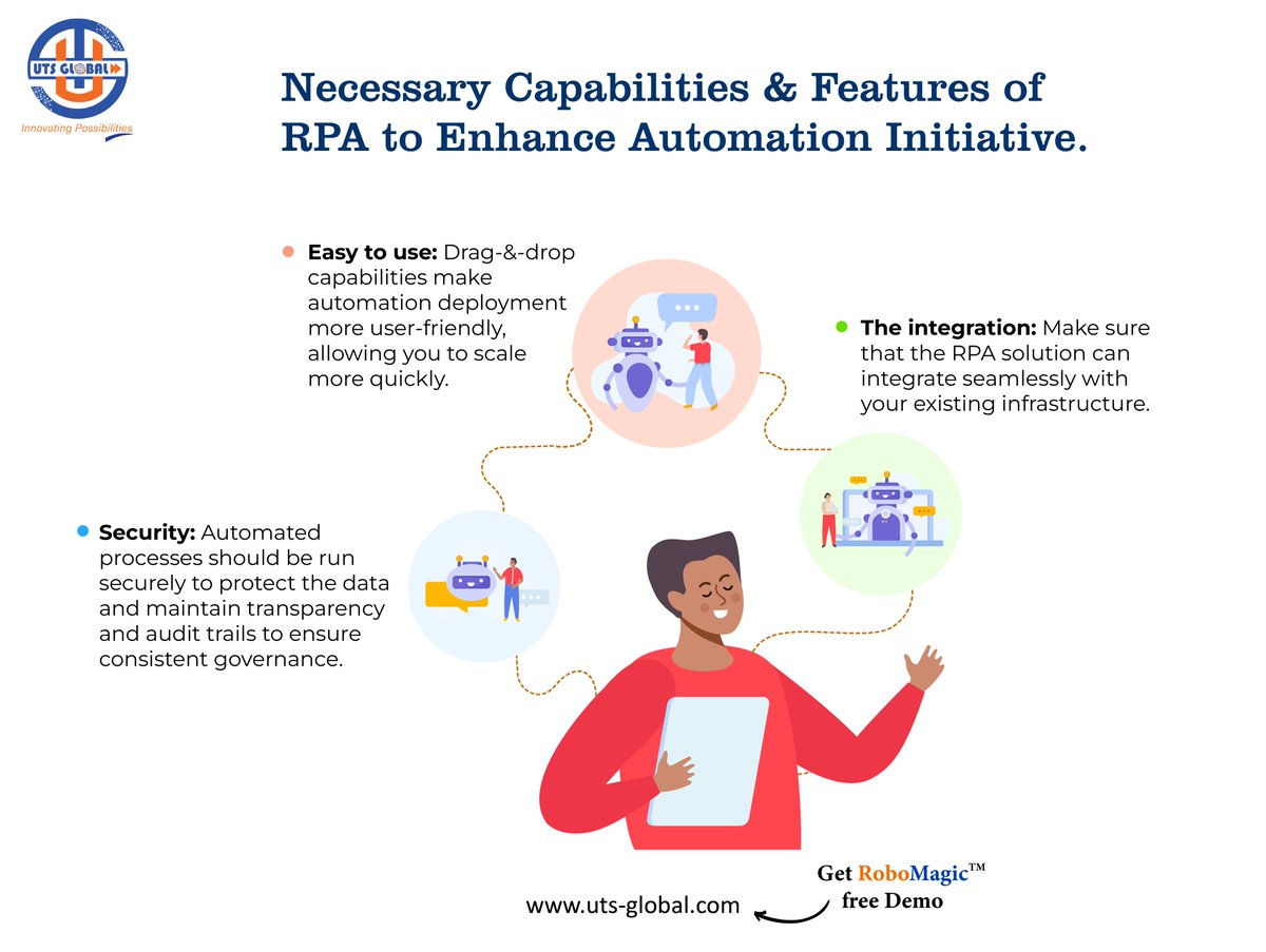 RoboMagic™- An AI/ML-based 100% Scriptless End-to-End hyperprocess automation platform for all your RPA needs.
-  uts-global.com

#rpa #roboticprocessautomation #ai #ml #rpaforbusinesses
#rpatools #rpacommunity #rpajobs #processautomation #robomagic #uts