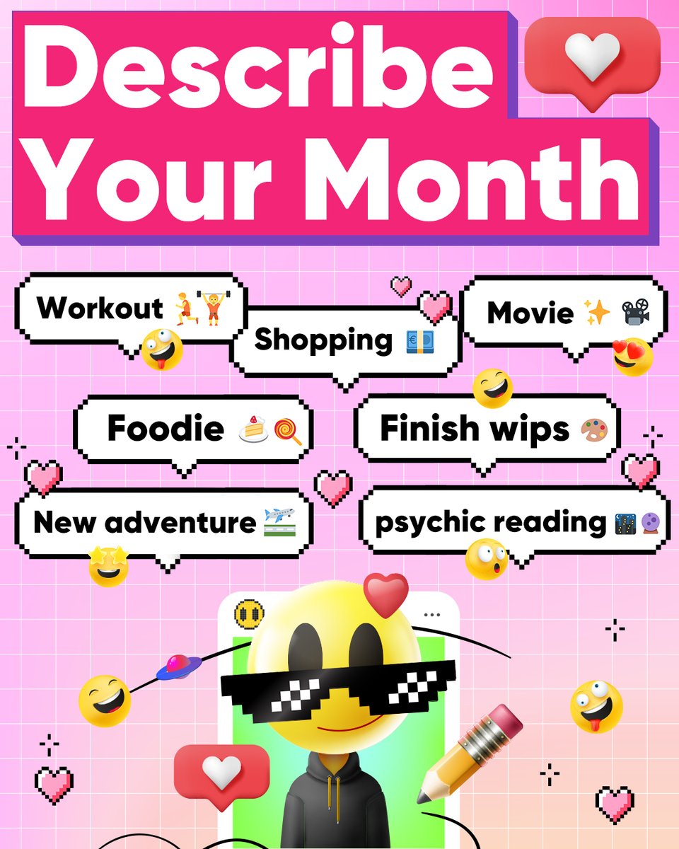 🎉 Let's have some fun to get creative! Describe your month using emojis in the comments below! Was it 💥🎢a wild rollercoaster ride, 😴🥱a sleepy snooze-fest, or 😍🥰filled with love and laughter? Let's share our emoji stories and see how diverse our experiences can be! 👀