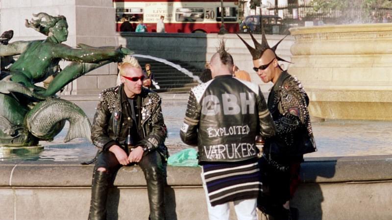 When I went to London in 1999, a friend asked me to get a picture of some real English punks.
