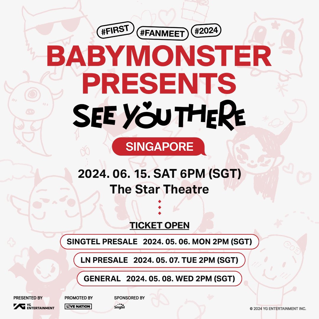 zuhairaamir's tweet photo. [ TICKETING SERVICE ]

✨ BABYMONSTER IN SINGAPORE ✨

ㄴ RM50 per tix
ㄴ 4 slots only
ㄴ highly experienced
ㄴ dm to book slots

#BABYMONSTERinSG #SEEYOUTHEREinSINGAPORE https://t.co/KE5s2HDhHB