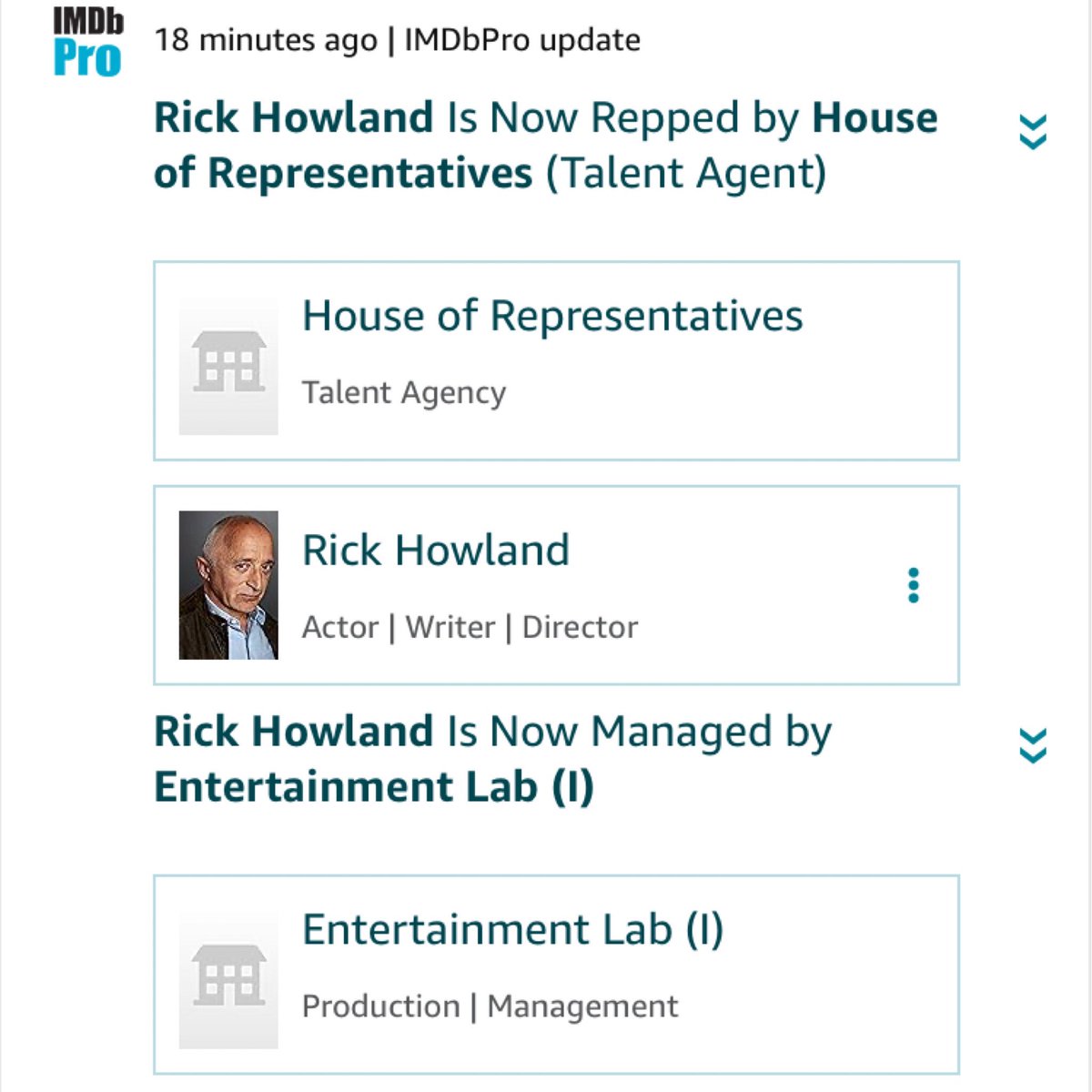 Cha, cha, changes. #representaion #houseofrepresentatives #talentagent @EntLab_la #management #casting #castingdirector #castingdirectors #actorslife