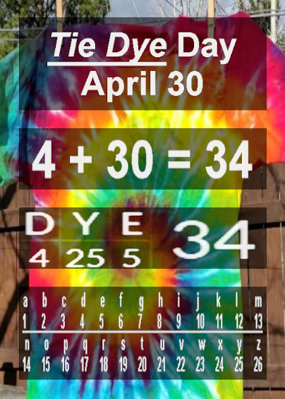 🎨
Dye=666
Dyeing=64
64=4th Cube
4/30=4 Months
Tie-dye techniques have been practiced for centuries in various cultures worldwide. However, it gained widespread popularity in the West during the counterculture movement of the 1960s and 1970s
#Gematria