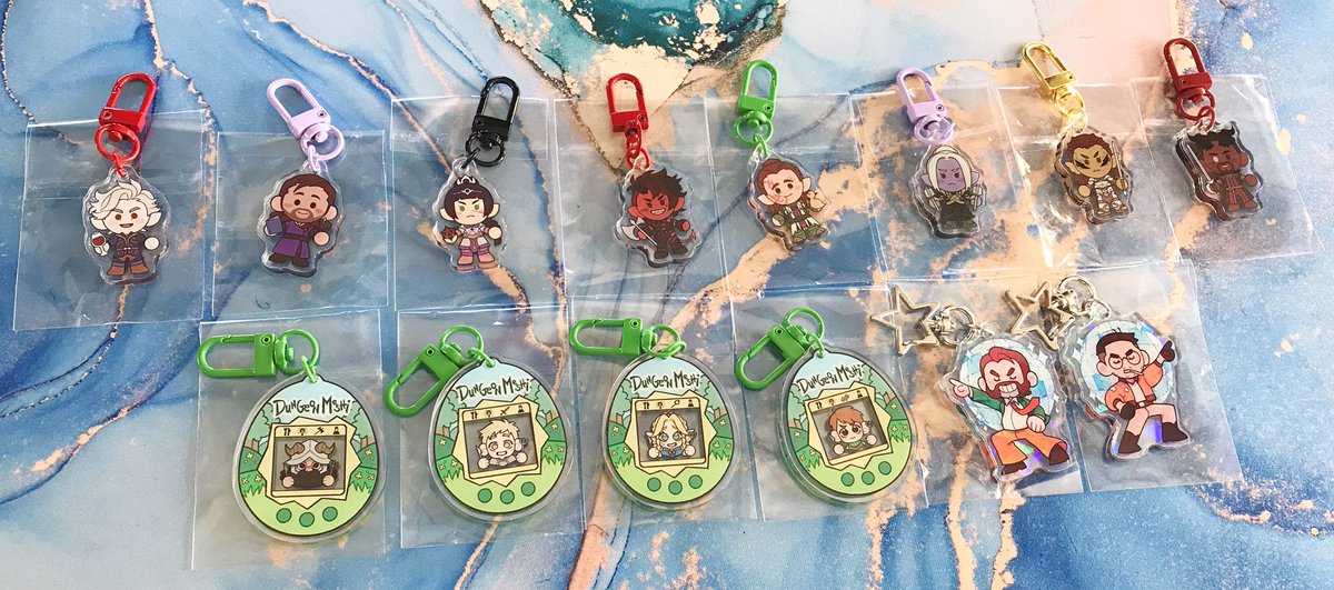 The charms arrived yesterday!! So happy with how they came out 🙌💖 got these newbies and more, so look out for them at MCM!!