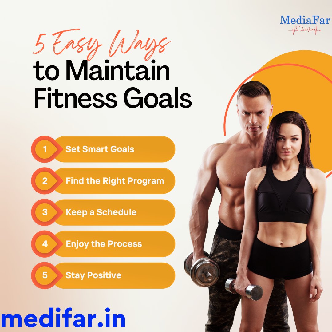 5 Easy Ways to Maintain #fitnessgoals

1. Set #smartgoals
2. Find the #rightprogramme
3. Keep a Schedule
4. Enjoy the Process
5. #staypositive

#hyderabad #healthyfood #fitness #activehealth