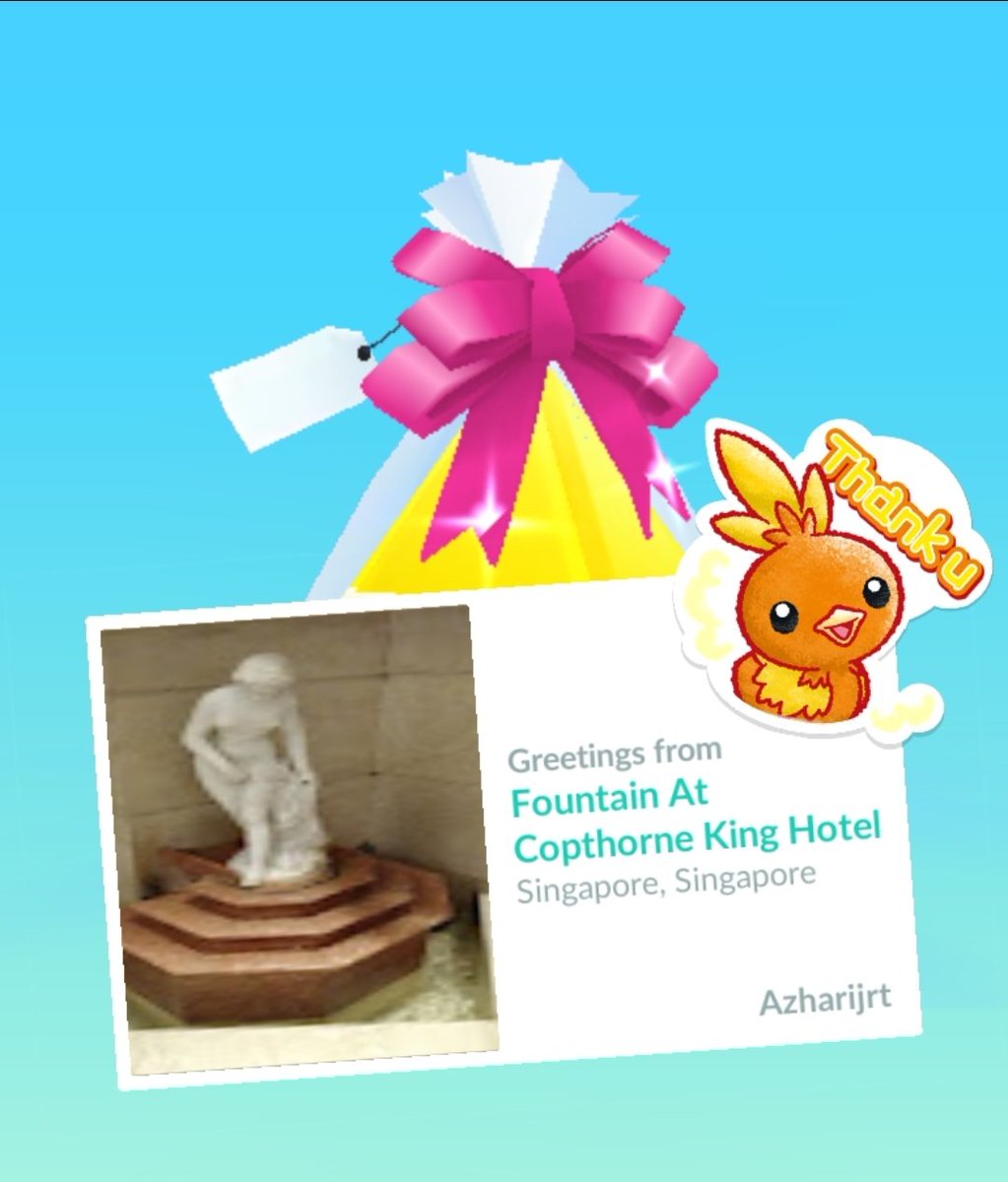 Fountain at Copthorne King Hotel ⛲️ Singapore 🇸🇬 #PokemonGO