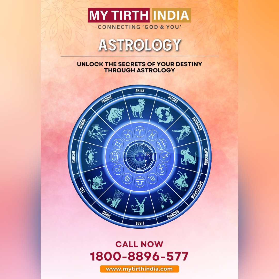 UNLOCK THE SECRETS OF YOUR DESTINY THROUGH ASTROLOGY
BOOK NOW

#mytirthindia #hindu #india #astrology #zodiac #horoscope #zodiacsigns #tarot #love #astrologer #virgo #leo #scorpio #libra #aries #astrologyposts #spirituality #astro #numerology #cancer #astrologymemes #pisces