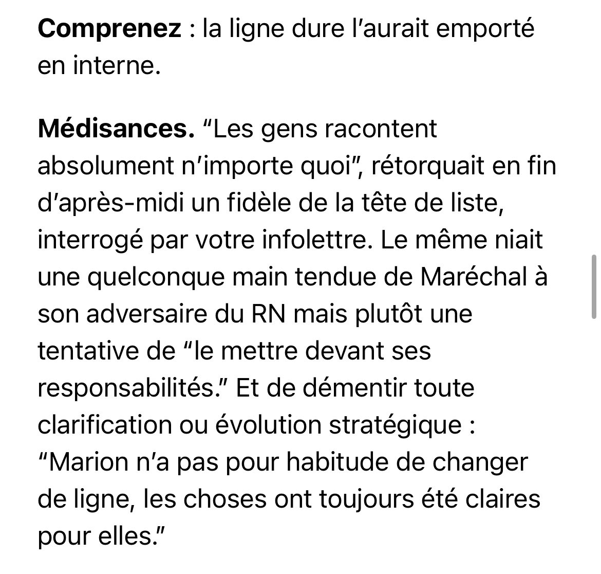 Chez Reconquête, l’entrée en campagne officielle de Sarah Knafo en 3e place de la liste signe-t-elle la victoire d’une ligne dure face au RN ? Tout le monde n’a pas le même avis. Par @Sarah_Paillou dans Playbook ce matin (pour lire et s’abonner c’est ici politico.eu/newsletter/pla…)