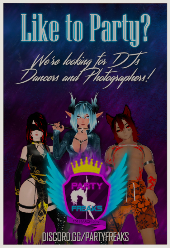 Hello, if you know someone that likes to dance in full body VR. Both traditional and erotic style. Let them know that we are currently holding auditions. #VRC #VRchat #vrchatmoments #vrclub #Party #partyfreak #dancing #photography #vrphotography #vrlife #vrdance #vrchatphotos