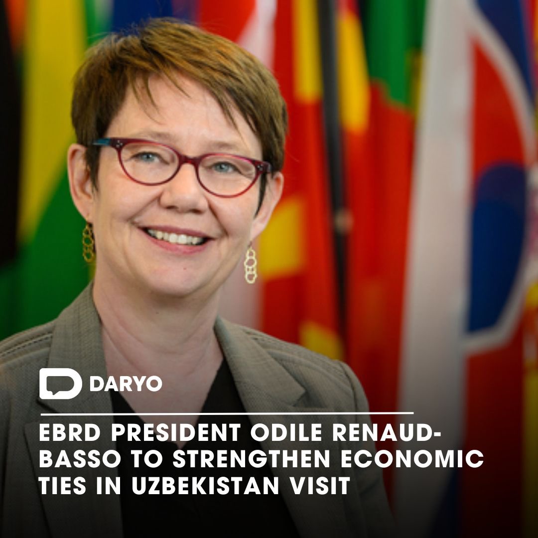 @EBRD President @OdileRenaud to strengthen economic ties in #Uzbekistan visit 

With investments totaling around €4.42bn across 151 projects, the #EBRD has played a pivotal role in supporting private entrepreneurship and driving economic growth in the country. 

👉Details  —…