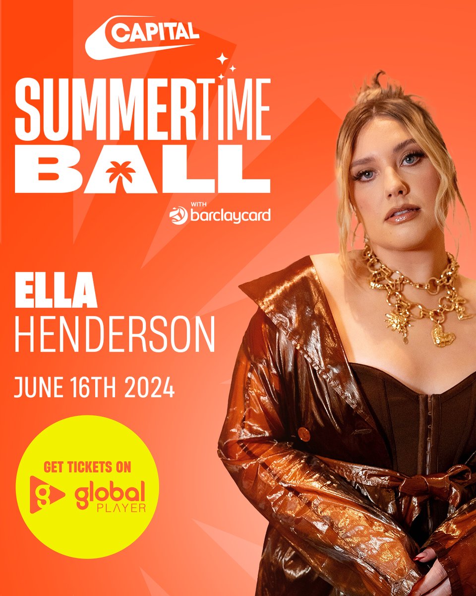 Bringing pure summer vibes to the #CapitalSTB stage, it’s @EllaHenderson! ☀️