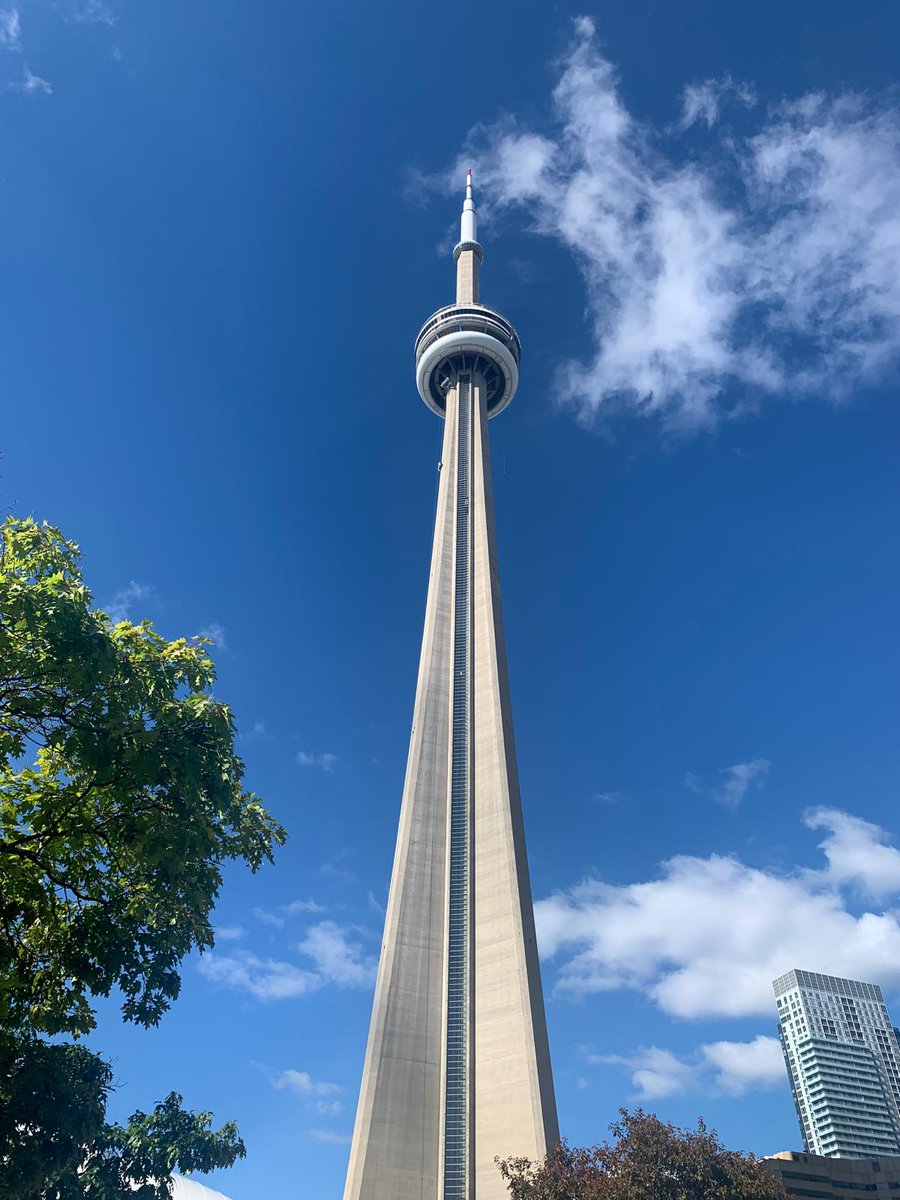 Share an image shot straight up !!!  #CNtower