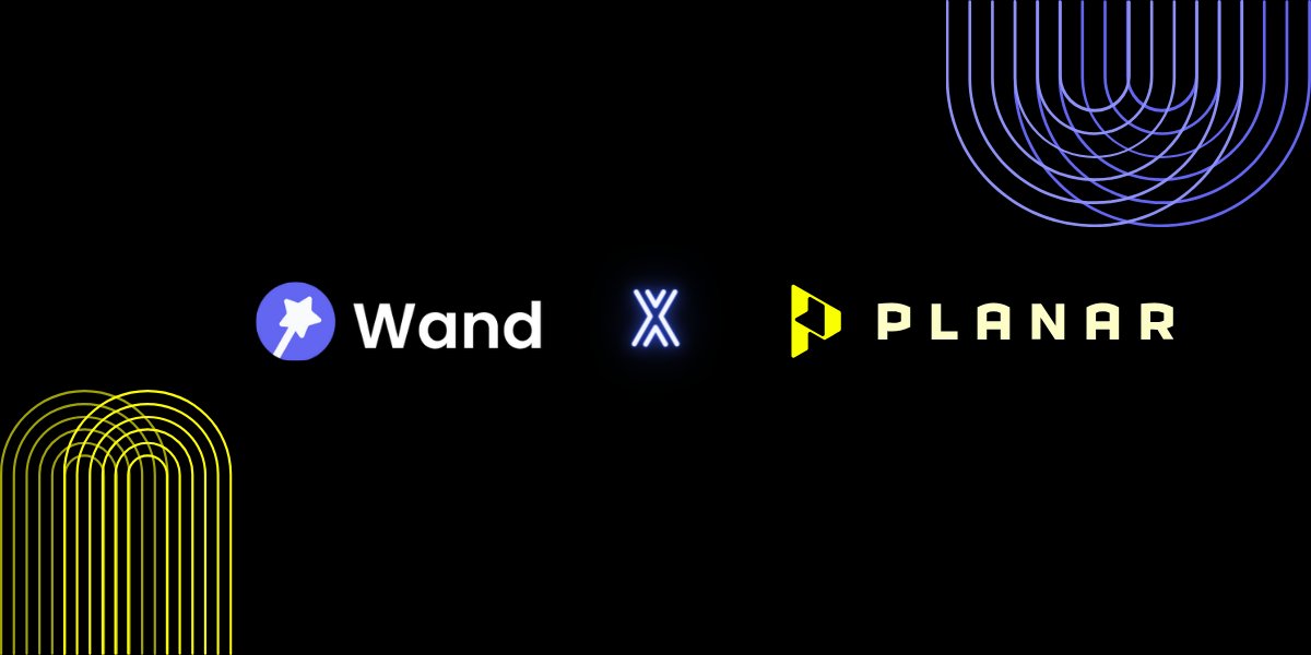 🚀Wand and <a href="/PlanarFinance/">Planar Finance</a> have established a new strategic partnership🤝

Planar Finance is a Native DEX and Liquidity Infrastructure Protocol on @Blast_L2 Network !💥

We hope our partnership can bring new magic for our users!🎉