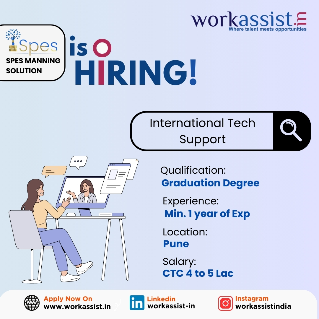 workassistin's tweet photo. Apply To The International Tech Support. Spes Manning Solution is live on Workassist. Apply Now: https://t.co/yyFbGgAyar
For More Opportunities Visit Our Telegram Channel: https://t.co/RGvRIowzdc
#workassist #jobsearch #recruiting #jobfair #working #careers #nowhiring #TechJobs https://t.co/gxsubx1nmO