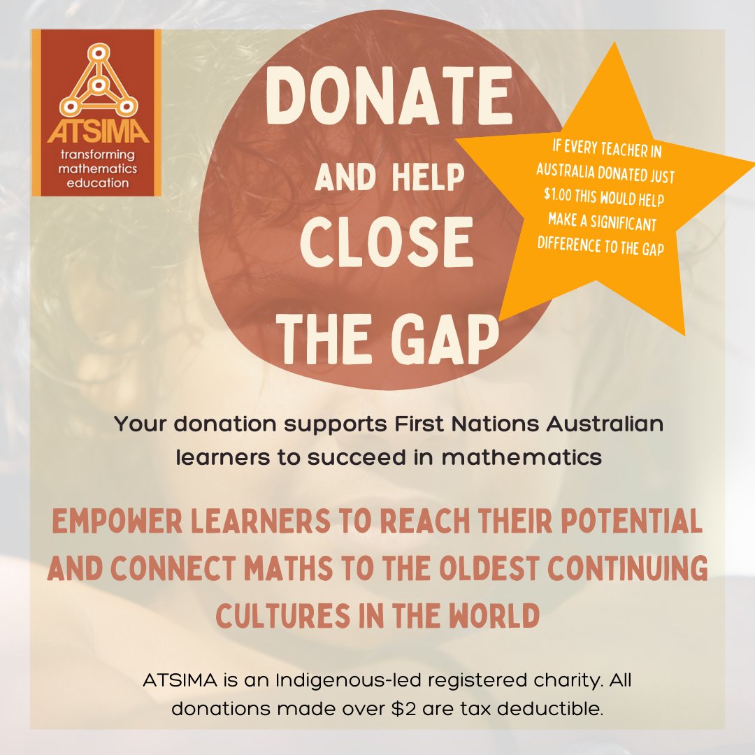 Donate here atsima.com/support-us/
#education #maths #culture #aboriginaleducation #mathematics #stem #mathematicseducation #stemeducation #indigenous #unique #connectingculturewithmaths #CulturallyResponsiveTeaching #AAMT #investment #relationships #truthtelling