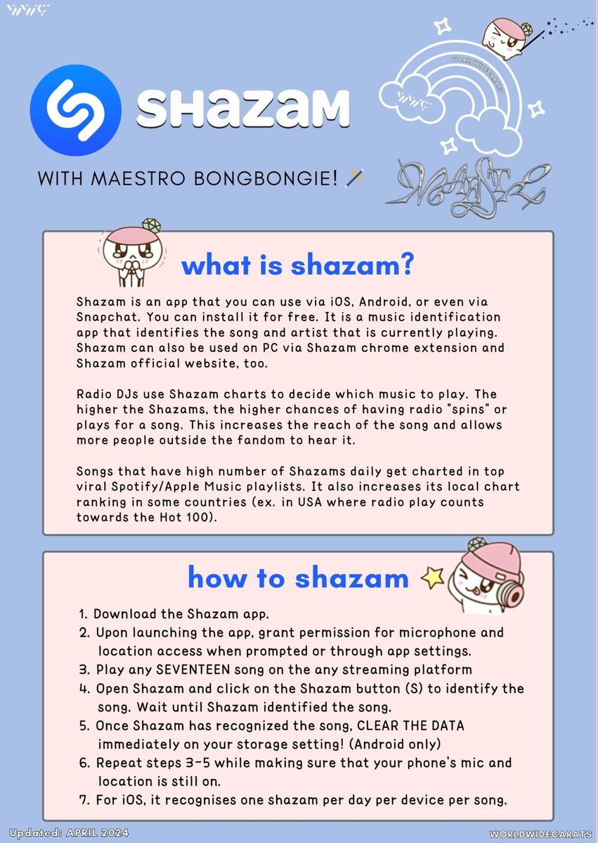 🚨PLS SHAZAM SONG ATLEAST ONCE CARAT WE NEED TO REACH OUR GOALS COME ON🚨