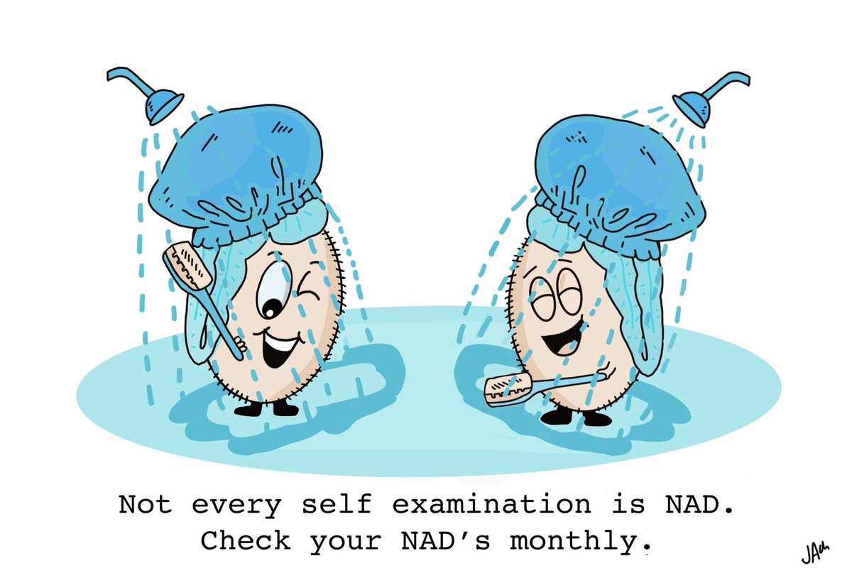 🧵1/12. A series of cartoons that I drew to promote #menshealth while I was preparing for surgery. 1. NAD’s