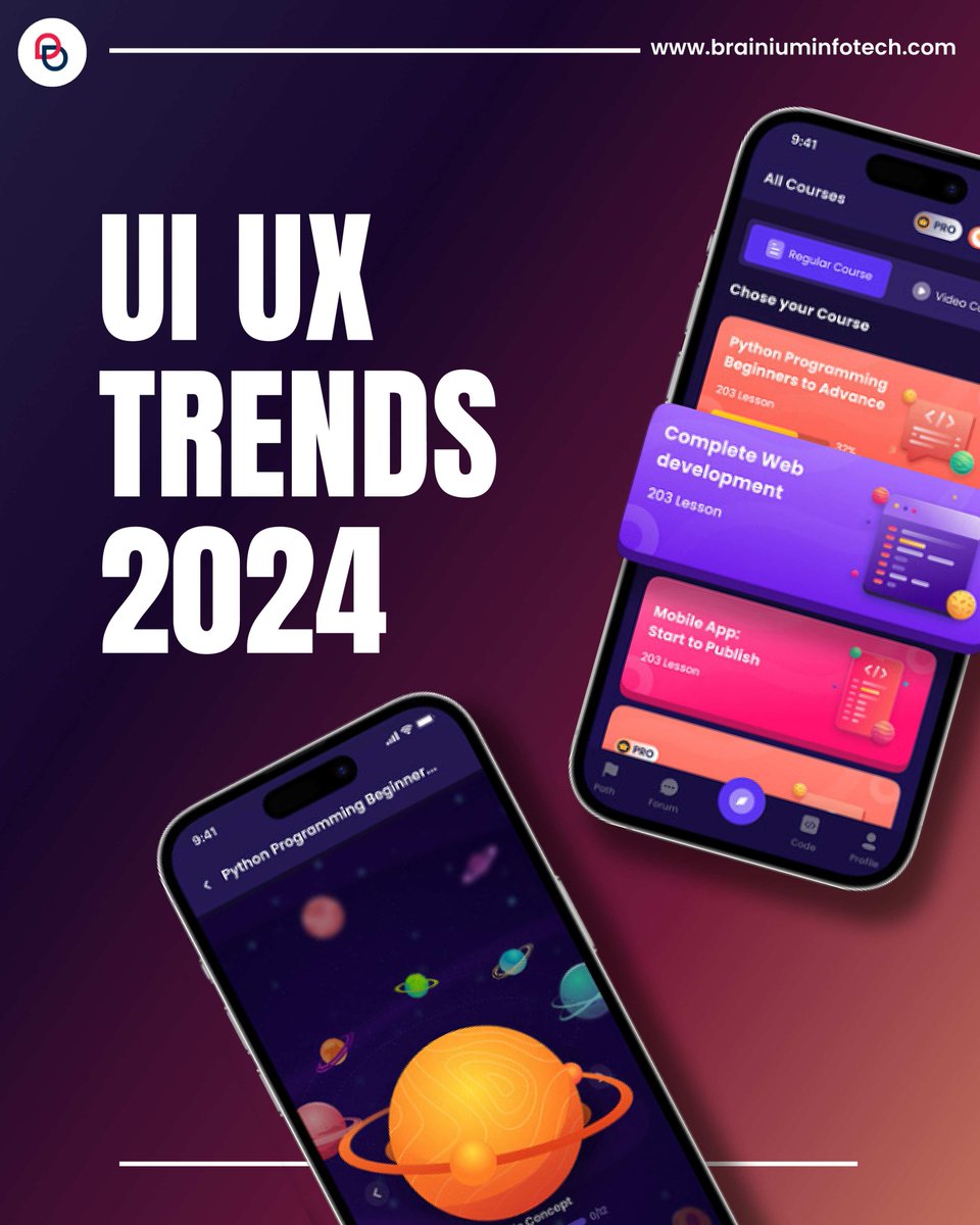 Exciting innovation awaits in 2024!

Ditch plain designs for immersive experiences.

Think 3D visuals and calming dark mode.

At Brainium, we make it happen. Contact us now!

#uiuxdesign #Webdesign #3Danimation #ideateimplementsucceed