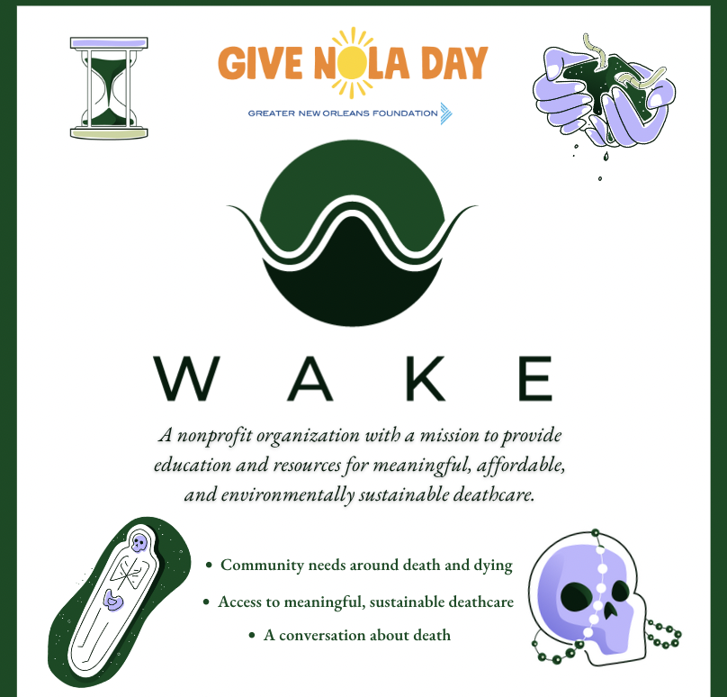 One week left! Support our #GiveNOLADay campaign to bring Advance Care Planning to New Orleans seniors: givenola.org/wake 🌳