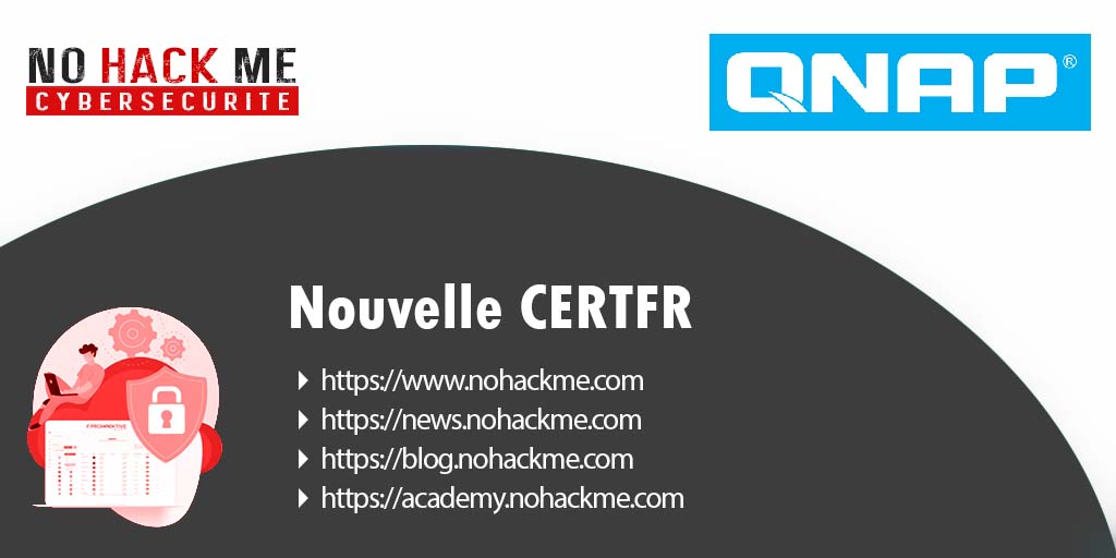 🚨 [Cyber] CERTFR-2024-AVI-0354 : Multiples vulnérabilités dans les produits #Qnap (29 avril 2024)
cert.ssi.gouv.fr/avis/CERTFR-20…