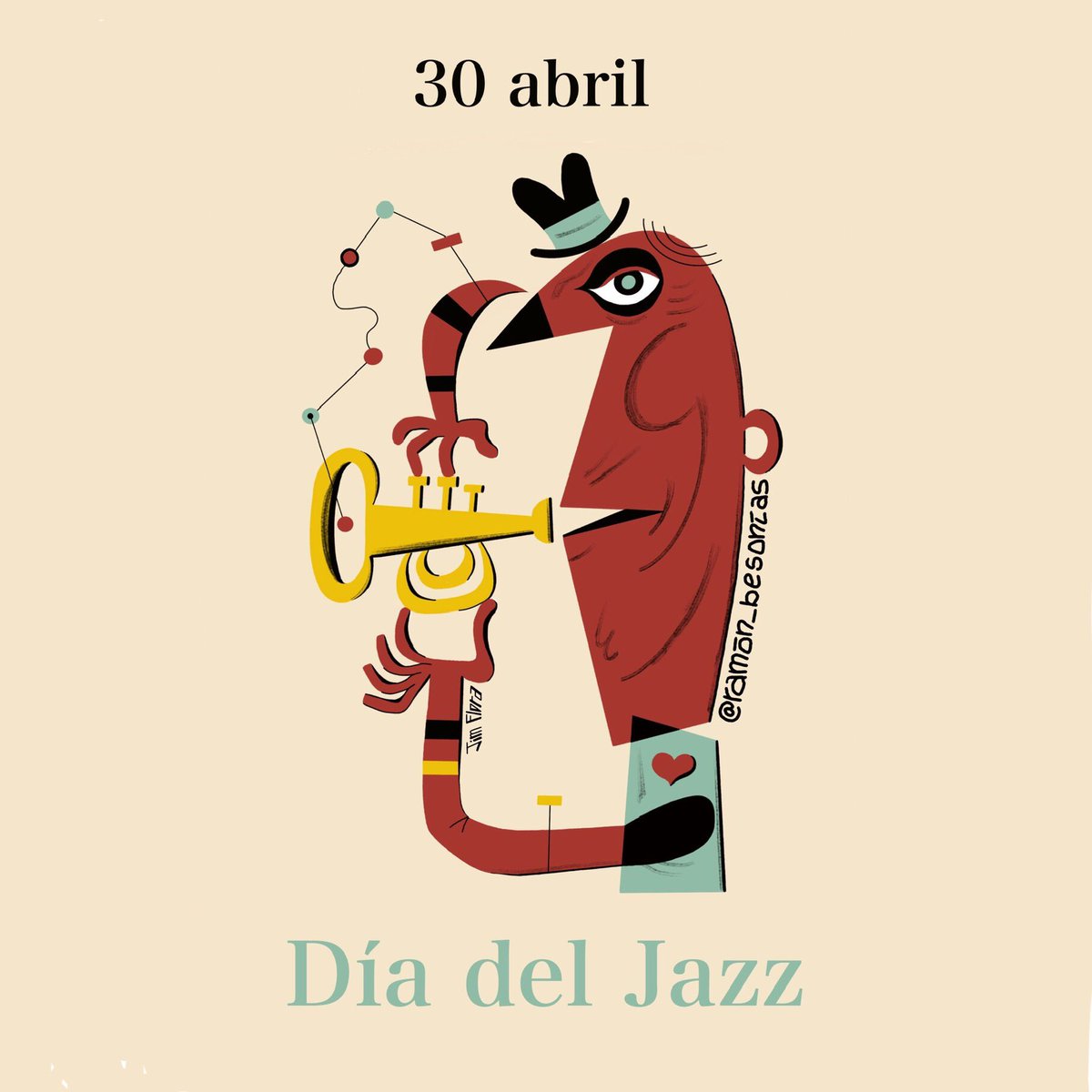 ramon_besonias's tweet image. 30 de abril. Día Internacional del Jazz