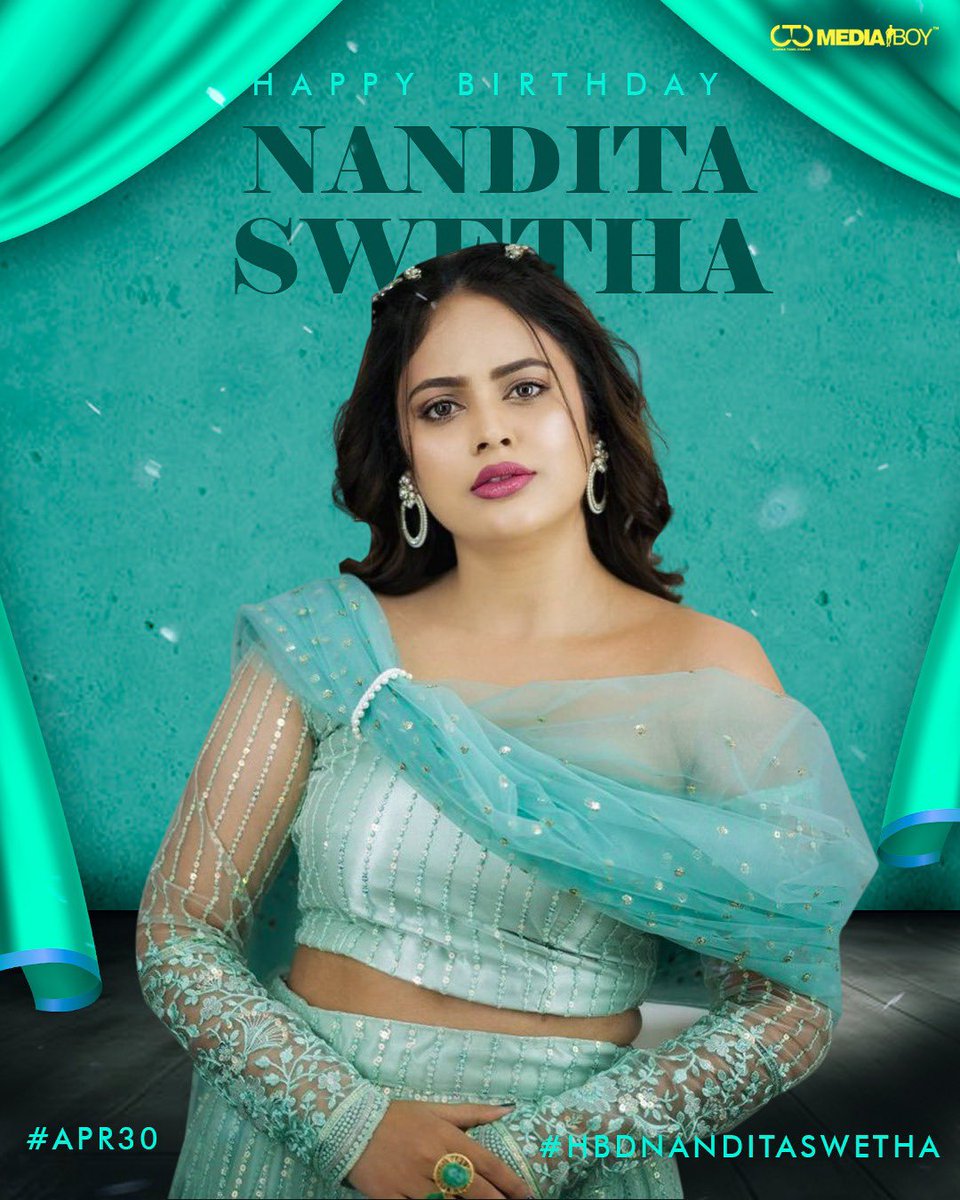 Team @CtcMediaboy wishes happy birthday to an enthralling actress @Nanditasweta #NanditaSwetha #HBDNanditaSwetha 🎁🍰 Wishing you endless happiness.