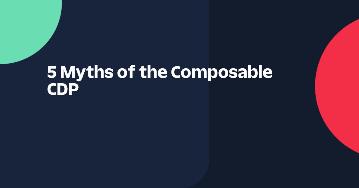 You’ve probably heard the noise around 'Composable CDPs' in MarTech circles lately. But before jumping on the bandwagon, let's pause and ask ourselves: Is it truly groundbreaking? And what exactly does 'composable' entail? bit.ly/3JGH6KU