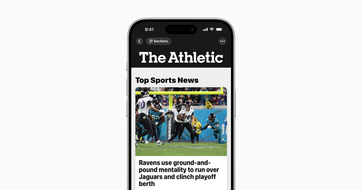 The Athletic joins Apple News+ apple.com/newsroom/2023/… #news #latest