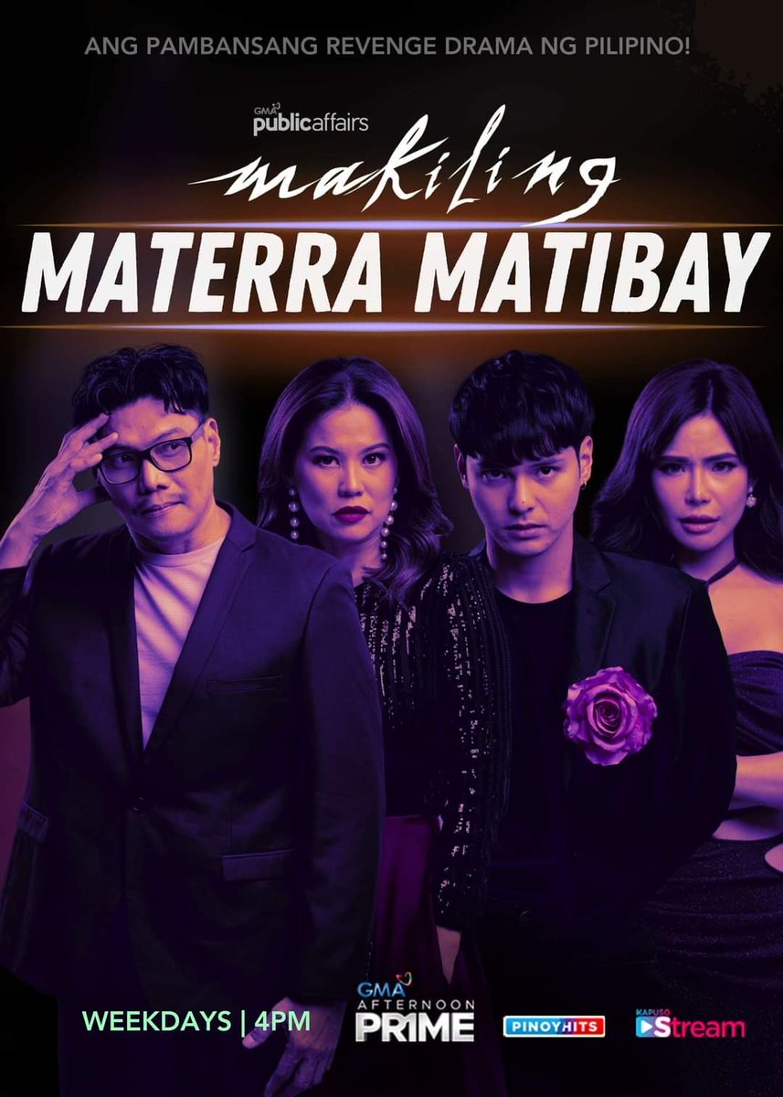 #MakilingMaterraMatibay Sino ang makakaligtas sa pamilyang Terra? Tutok na sa finale week ng #Makiling, ang pambansang revenge drama ng Pilipino tuwing 4 PM sa GMA Afternoon Prime!