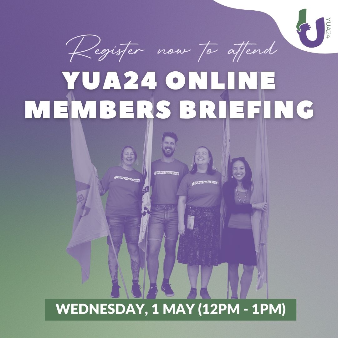 Register for our YUA24 Online Members Briefing taking place tomorrow, Wednesday 1 May 2024 from 12:00pm. Join us to get the latest YUA24 bargaining updates and learn more about the campaign: cpsucsa.org/yua24_all_memb… Not a member? Join today! member.cpsucsa.org/members/join