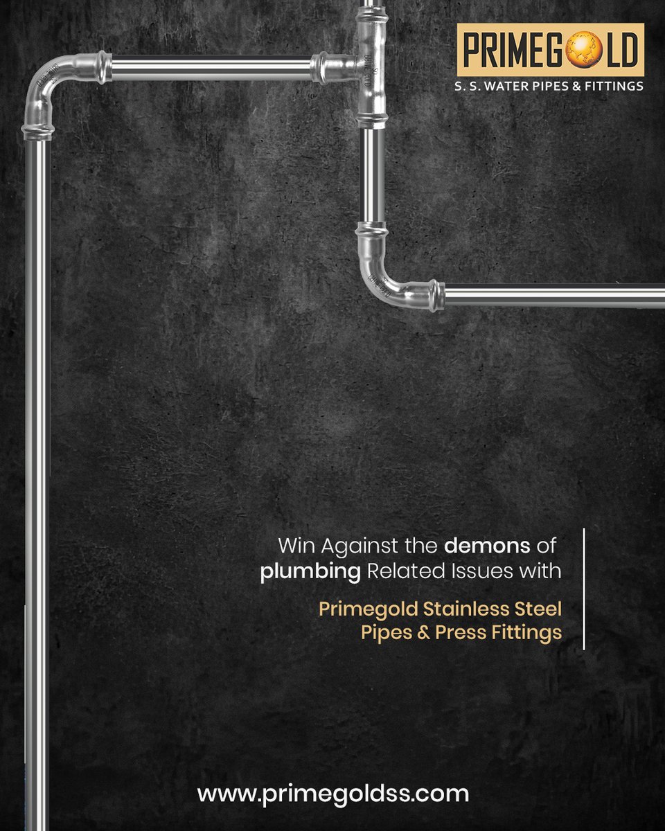 Built to last, built for you!   Stainless steel plumbing pipes: The low-maintenance choice for homes and businesses. 

#durableplumbing #StainlessSteelSolutions #primegoldgroup #Primegold #TMT #stainlesssteel #bestplumbing #plumbingpipes #plumbing #primegoldsswaterpipe
