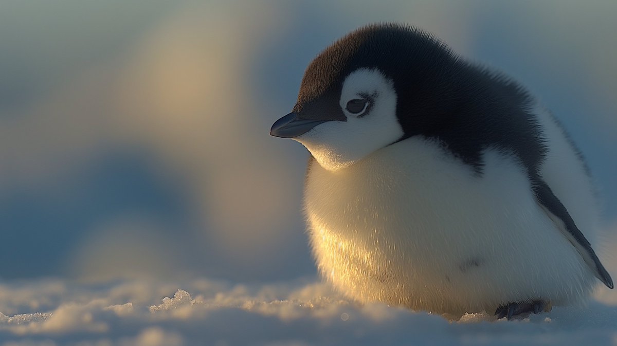 When life gives you frost, strut your fluff! Stay cool and embrace the chill. ❄️🐧 #PenguinPosse #NatureLovers #WinterWonder #PhotographyArt #ChillVibes