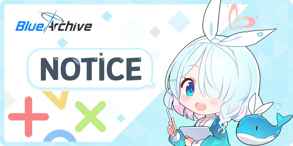 [4/30 Temporary Maintenance Notice]

There is temporary maintenance scheduled today on 4/30 (Tue).
Please note that the game will be unavailable during this time.

🗓️Maintenance Period: 4/30 (Tue) 6:32 – until further notice (UTC)
➡️Details: forum.nexon.com/bluearchive-en…

※…