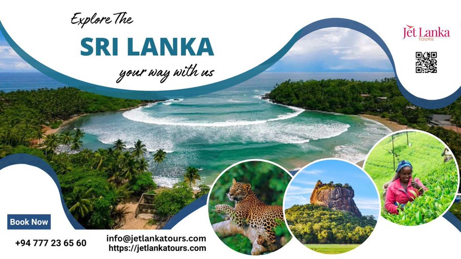 Jump into your next tour with Jet Lanka Tours. Navigating the Path to Unforgettable Experiences..

🌎jetlankatours.com
💌 info@jetlankatours.com
📲 +94777 23 65 60

linktr.ee/JetLankaTours

#travelsrilanka  #srilanka  #srilankatourism  #srilankatour  #traveltosrilanka