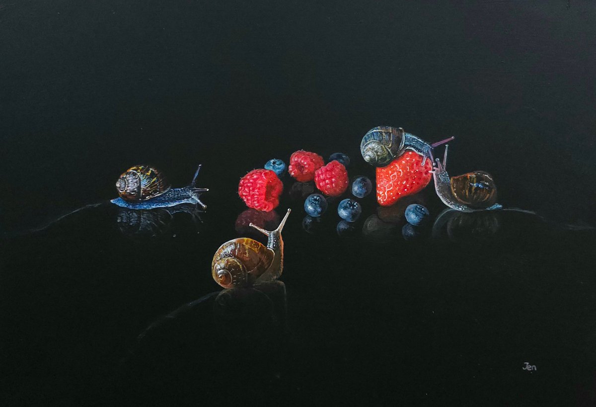 jennyurquhart's tweet photo. Aaaw... sooooo proud. My painting "The Rivals" won Peoples Vote at the RWA Friends of the RWA exhibition. And my 7 Deadly Sins came second!! May stop strangers in the street and tell them??! 😆 @floating_circle @RWABristol #rwa #frwa https://t.co/HCZRTQmIFN