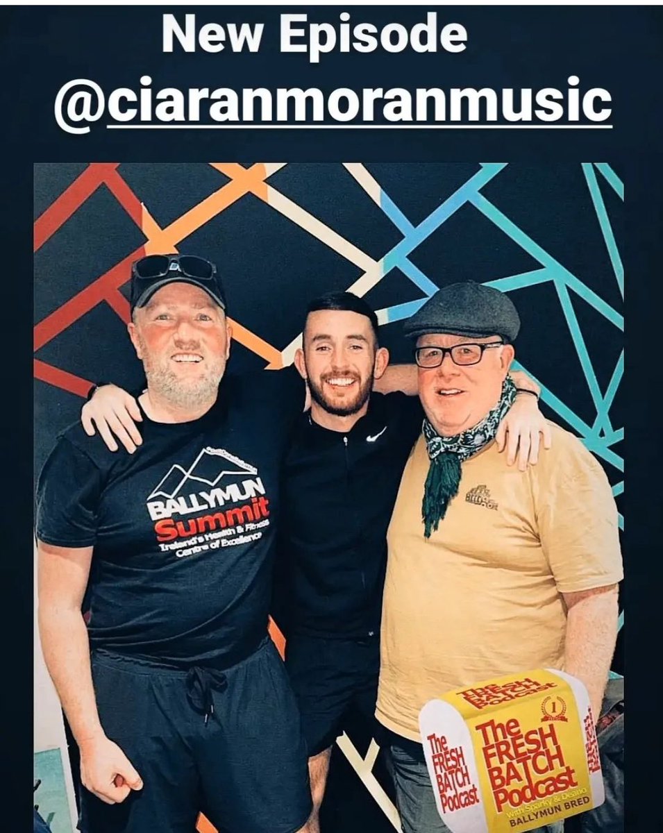 I got mentioned as a @CiaranMoranIRE “fan girl” by Dean on the latest Fresh Batch. Fact check: No Lies Detected. A podcast for the heart. Listen now: patreon.com/posts/patron-e…